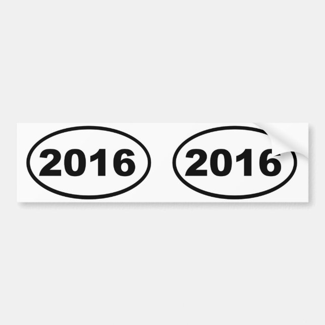 AUTOCOLLANT DE VOITURE 2016 (Devant)