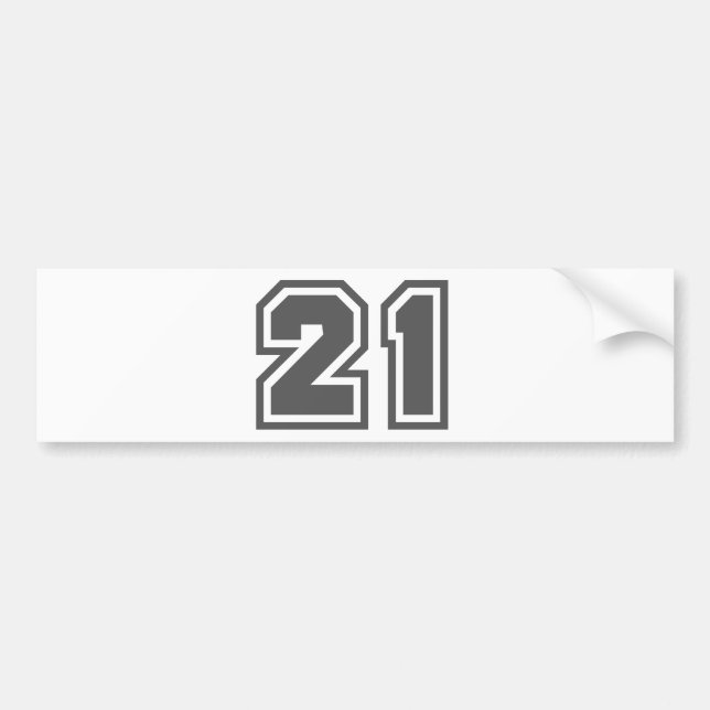 AUTOCOLLANT DE VOITURE 21 (Devant)