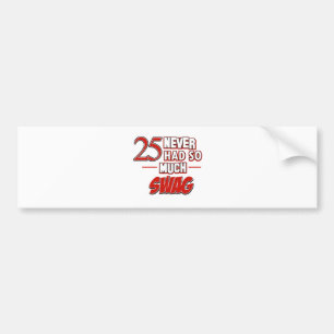 Autocollant De Voiture 25ème anniversaire d'année