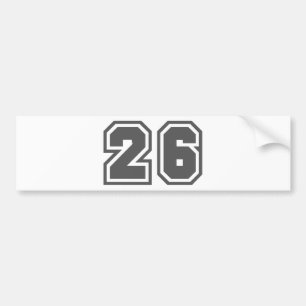 AUTOCOLLANT DE VOITURE 26