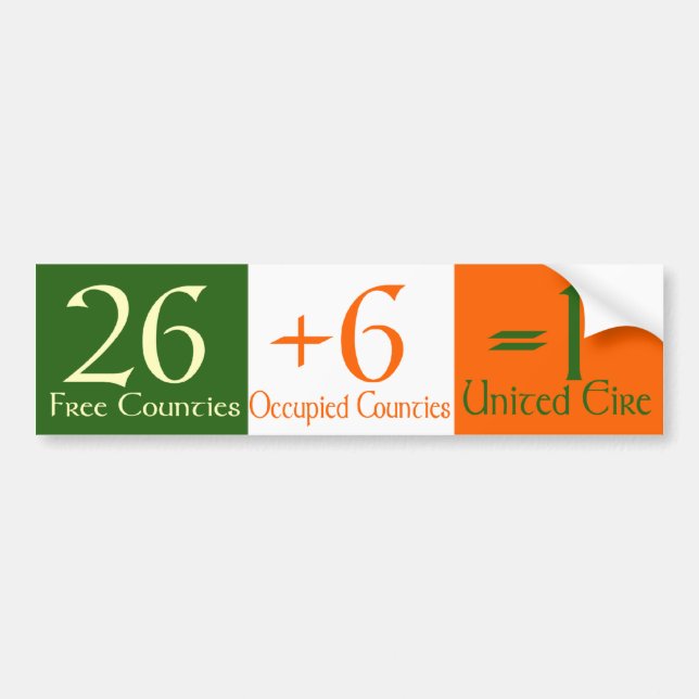 Autocollant De Voiture 26+6=1 Avec explication (Devant)