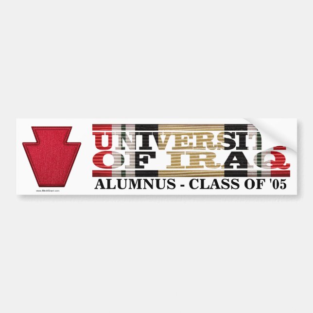 Autocollant De Voiture 28ème Division d'infanterie U d'autocollant (Devant)