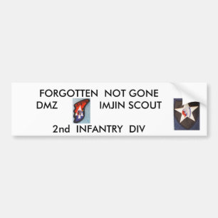 Autocollant De Voiture 2ème Scout de division Imjin de FNI