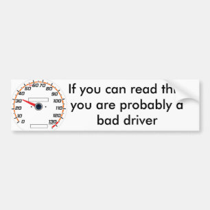 Autocollant De Voiture 30mph, si vous pouvez lire ceci, vous êtes