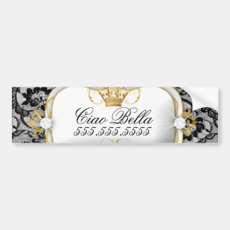 Autocollant De Voiture 311 Lace De Luxe Ciao Bella métallique