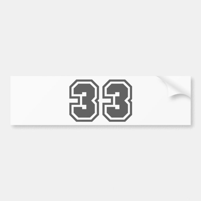 AUTOCOLLANT DE VOITURE 33 (Devant)