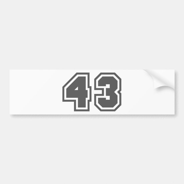 AUTOCOLLANT DE VOITURE 43 (Devant)