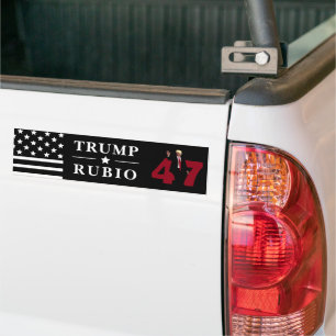 Autocollant De Voiture 47 Trump Rubio 2024
