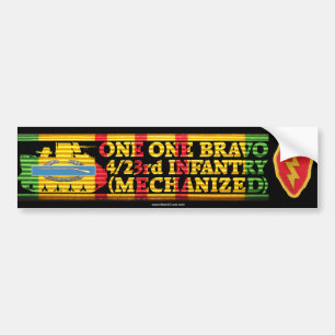 Autocollant De Voiture 4/23rd FNI. Mech. Un un adhésif pour pare-chocs d
