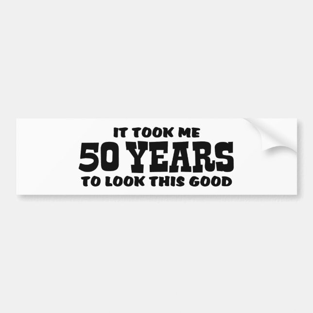 Autocollant De Voiture 50e anniversaire (Devant)