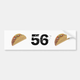 Autocollant De Voiture 56 tacos