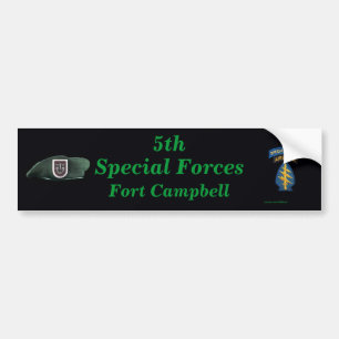 Autocollant De Voiture 5e groupe des forces spéciales Fort Campbell iraq