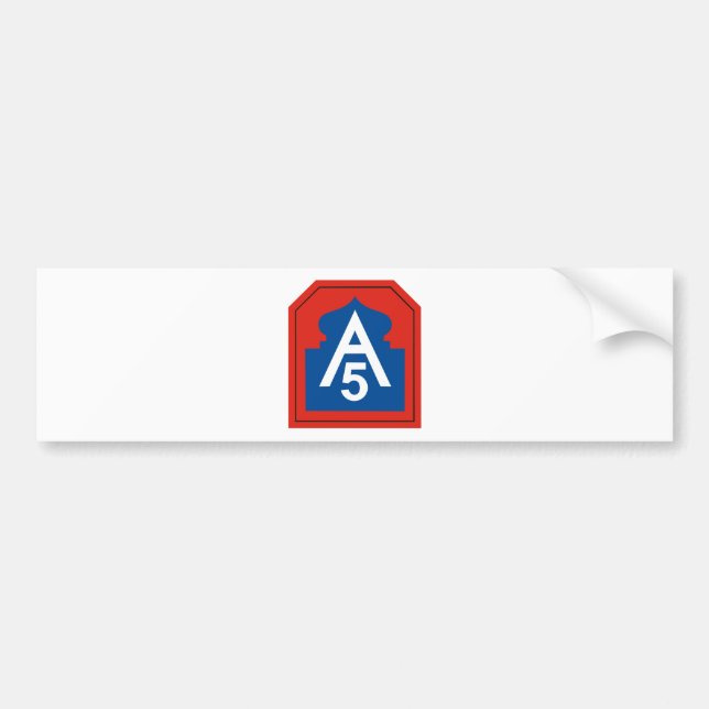 Autocollant De Voiture 5ème Armée (Devant)