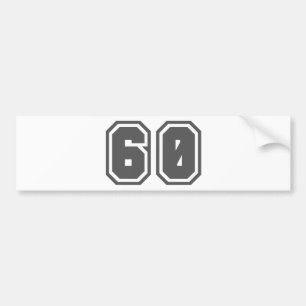 AUTOCOLLANT DE VOITURE 60