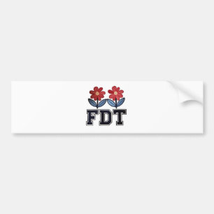 Autocollant De Voiture 8647 Subtle Anti Trump Anti MAGA 86 47 Floral Boho