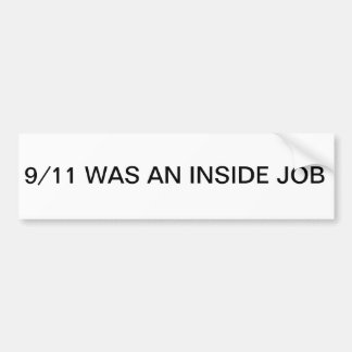 Autocollant De Voiture 9/11 adhésif pour pare-chocs du travail intérieur