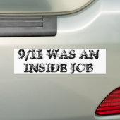 Autocollant De Voiture 9/11 était un adhésif pour pare-chocs du travail (On Car)