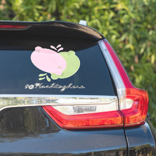 Autocollant de voiture à jus de citron pressé Nom 
