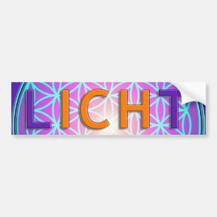 Autocollant De Voiture A_violet, Blume Des Lebens Lichtgestalt