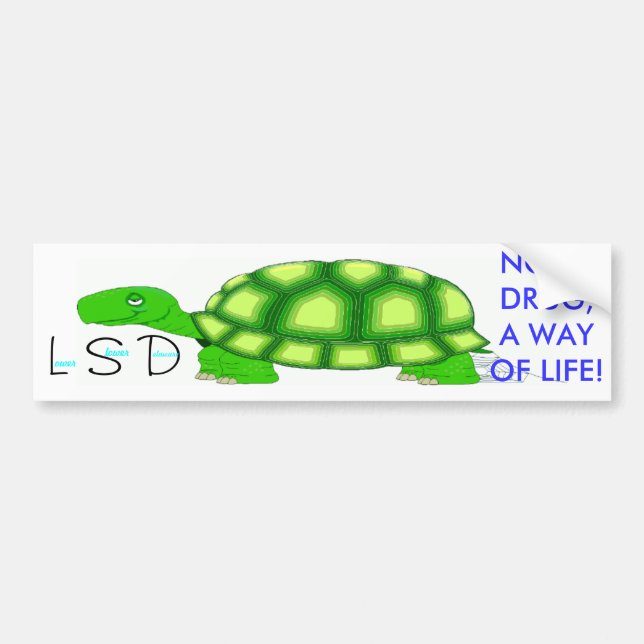 Autocollant De Voiture Abaissez le Delaware plus lent (Devant)