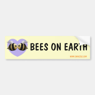 Autocollant De Voiture Abeilles sur l'adhésif pour pare-chocs de la terr