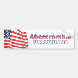 Autocollant De Voiture Abercrombie pour le drapeau américain patriotique