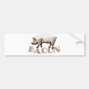 Autocollant De Voiture Acrobat BACON Pig