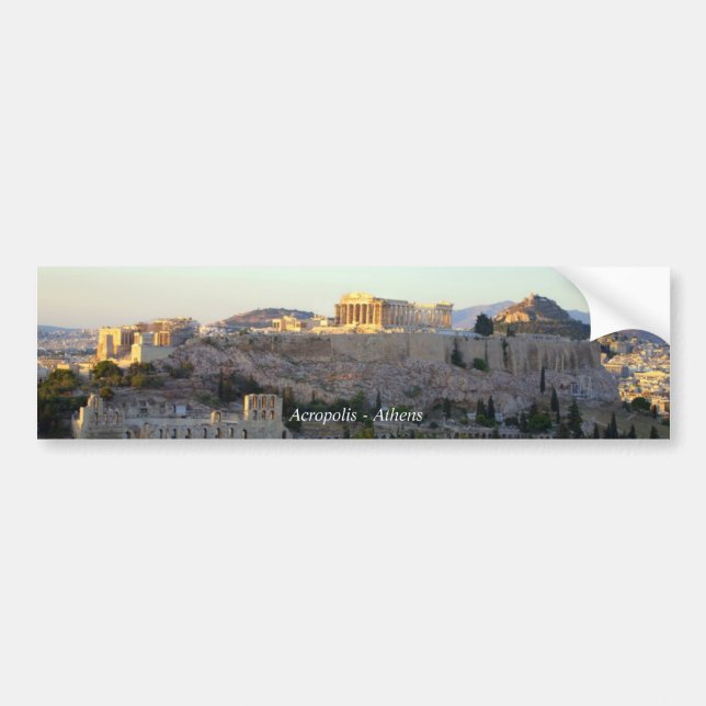 Autocollant De Voiture Acropolis – Athens (Devant)