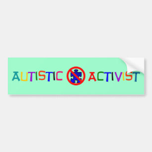Autocollant De Voiture Activiste autiste