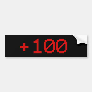 Autocollant De Voiture +Adhésif pour pare-chocs 100
