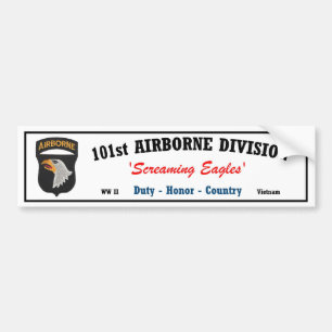 Autocollant De Voiture Adhésif pour pare-chocs - 101st Division