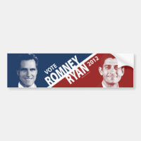 Adhésif pour pare-chocs 2012 de Mitt Romney Paul