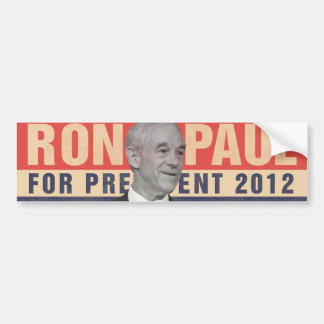 Autocollant De Voiture Adhésif pour pare-chocs 2012 de Ron Paul