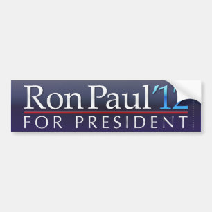 Autocollant De Voiture Adhésif pour pare-chocs 2012 de Ron Paul