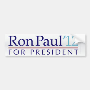 Autocollant De Voiture Adhésif pour pare-chocs 2012 de Ron Paul