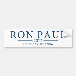 Autocollant De Voiture Adhésif pour pare-chocs 2012 de Ron Paul