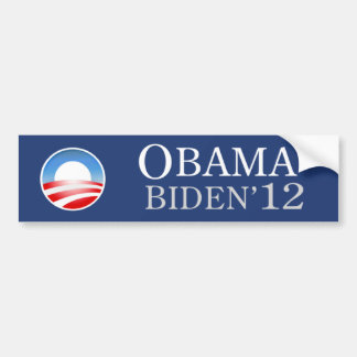 Autocollant De Voiture Adhésif pour pare-chocs 2012 d'Obama Biden
