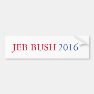 Autocollant De Voiture Adhésif pour pare-chocs 2016 de Jeb Bush