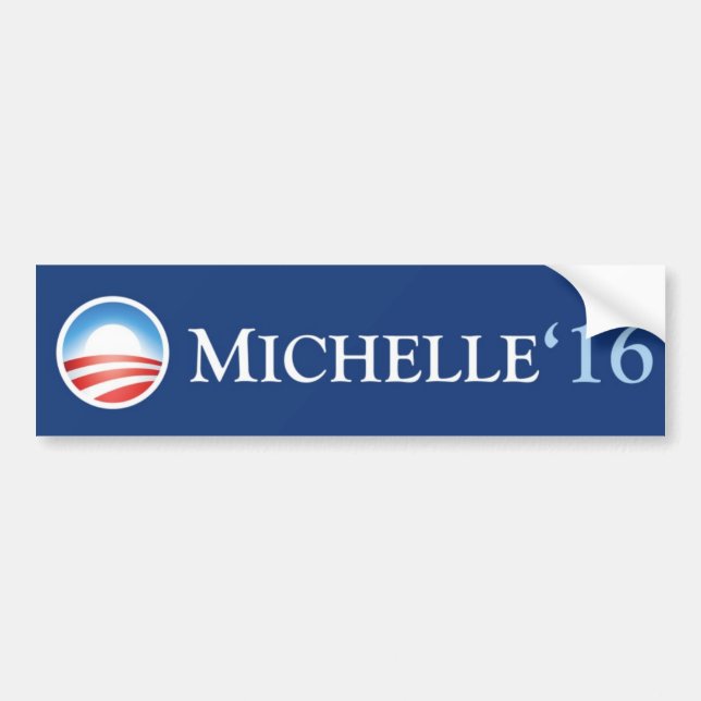 Autocollant De Voiture Adhésif pour pare-chocs 2016 de Michelle Obama (Devant)
