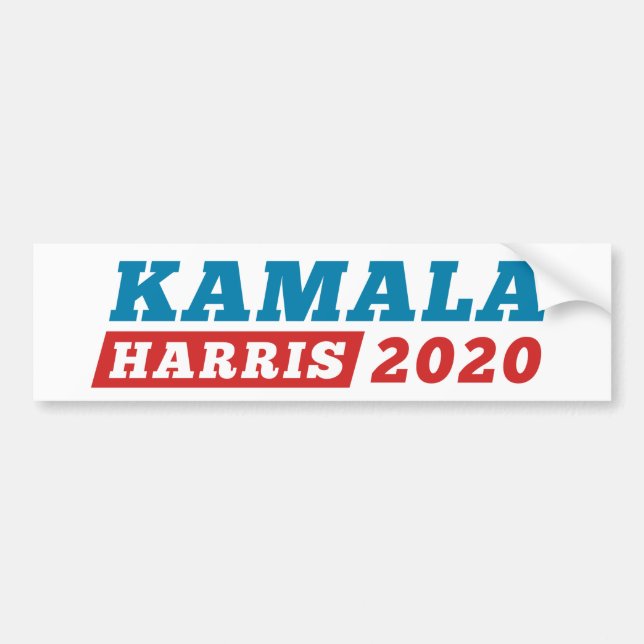 Autocollant De Voiture Adhésif pour pare-chocs 2020 de Kamala Harris (Devant)