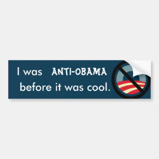 Autocollant De Voiture Adhésif pour pare-chocs 2 d'Anti-Obama