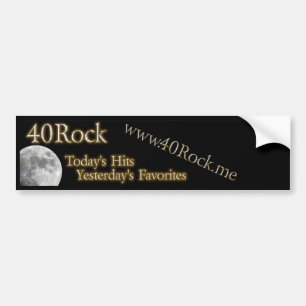 Autocollant De Voiture adhésif pour pare-chocs 40Rock par radio