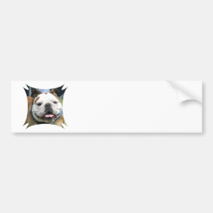 Autocollant De Voiture Adhésif pour pare-chocs anglais de bouledogue