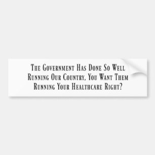 Autocollant De Voiture Adhésif pour pare-chocs anti-gouvernement de soin