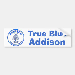 Autocollant De Voiture Adhésif pour pare-chocs bleu d'Addison
