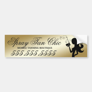 Autocollant De Voiture Adhésif pour pare-chocs bronzage de Fashionista d