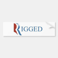 Adhésif pour pare-chocs calé, GOP, RNC, élection