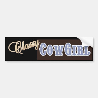 Autocollant De Voiture Adhésif pour pare-chocs chic de cow-girl