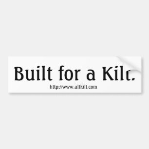 Autocollant De Voiture Adhésif pour pare-chocs d'Alt.Kilt