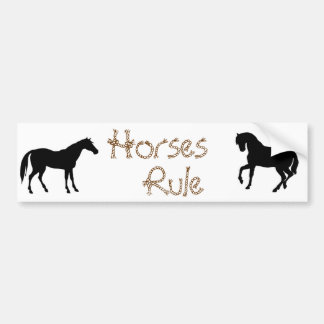 Autocollant De Voiture Adhésif pour pare-chocs d'amants de cheval
